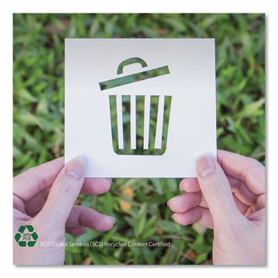 Eco Blend Max Can Liners, 23 Gal, 0.8 Mil, 28" x 45", Green, 25 Bags/Roll, 10 Rolls/Carton