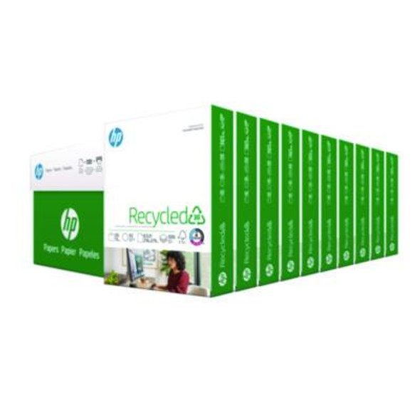 Recycled30 Paper, 92 Bright, 20-Lb Bond Weight, 8.5 x 11, White, 500 Sheets/Ream, 10 Reams/Carton