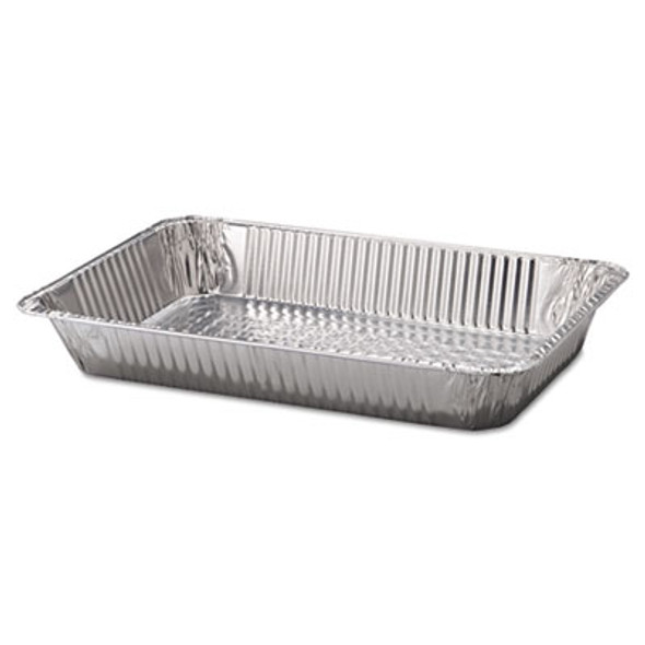 Aluminum Steam Table Pans, Full-Size Deep, 65 Gauge, 3.19" Deep, 12.19 x 20.75, 50/Carton