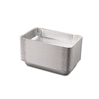 Aluminum Steam Table Pans, Full-Size Deep, 65 Gauge, 3.19" Deep, 12.19 x 20.75, 50/Carton