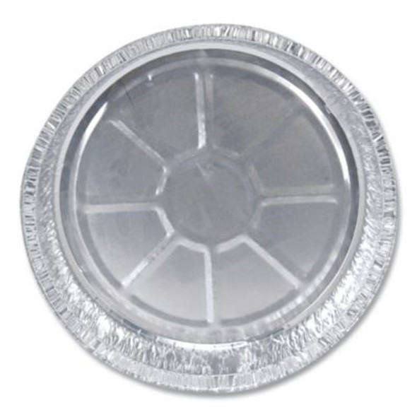 Round Aluminum Container, 37 Oz, 8" Diameter, Silver, 500/Carton