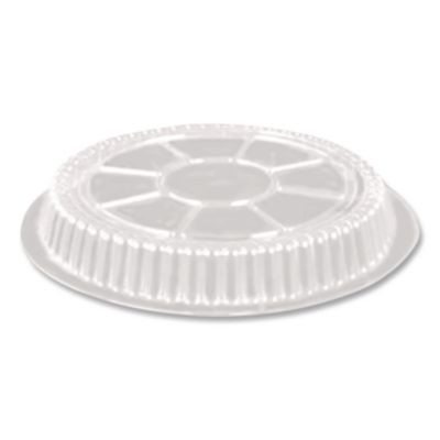 Plastic Dome Lid, 8.25" Diameter x 0.88" h, Clear, 500/Carton