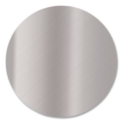 Foil Laminated Board Lids, 8.25" Diameter, Silver, Aluminum, 500/Carton