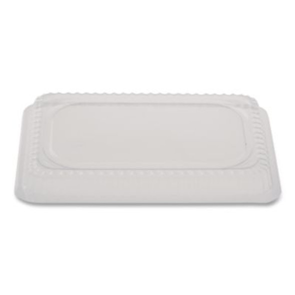 Plastic Dome Lids, Fits 1 Lb Oblong Pan, Clear, 1,000/Carton