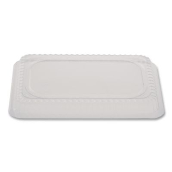 Plastic Dome Lids, Fits Oblong Pans 2061/2062, 8.25 x 5.88, Clear, 500/Carton