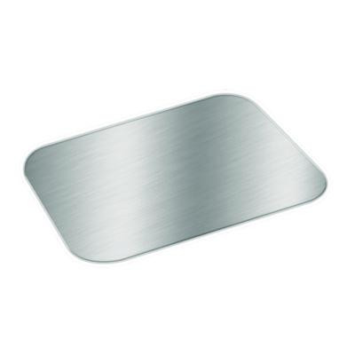 Foil Laminated Board Lids, Fits 2061/2062, 5.88 x 8.44, Aluminum, 500/Carton