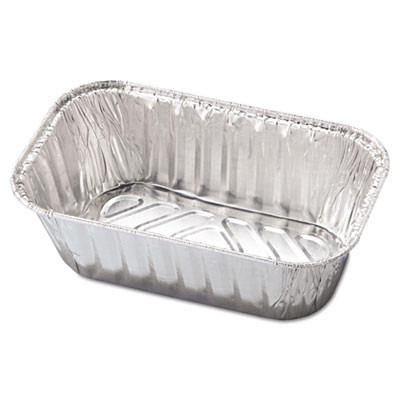 Aluminum Baking Pan, #1 Loaf, 1 Lb Capacity, 5.72 x 3.31 x 2.03, 200/Carton