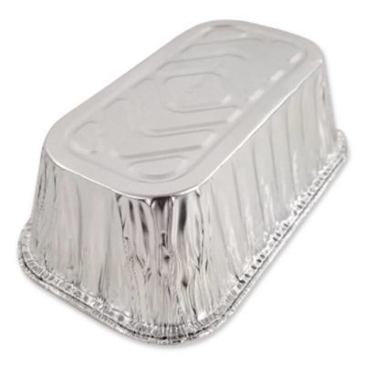 Aluminum Baking Pan, #1 Loaf, 1 Lb Capacity, 5.72 x 3.31 x 2.03, 200/Carton