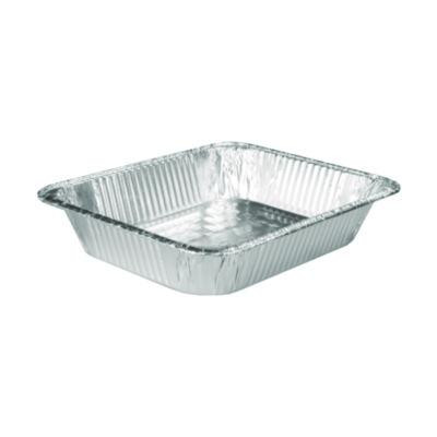 Aluminum Steam Table Pans, Half-Size Deep, 10.38" x 2.56" x 12.75", 100/Carton