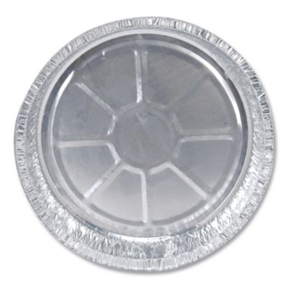 Round Aluminum Containers, 32 Oz, 9.03" Diameter x 1.25" h, Silver, 500/Carton