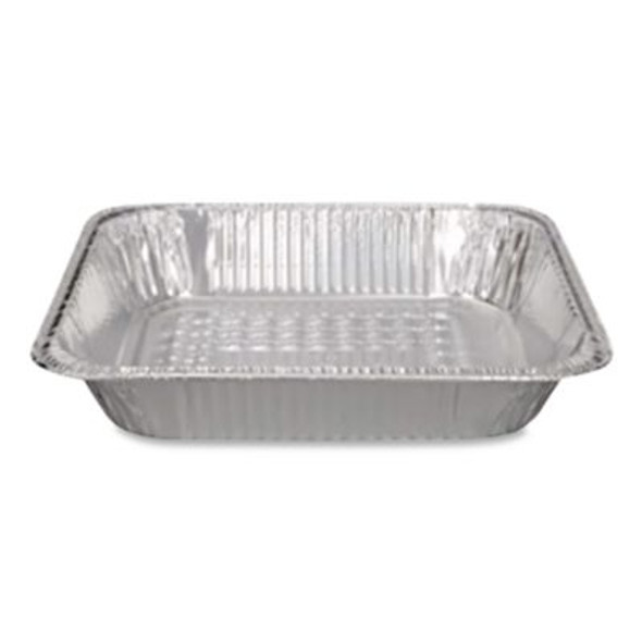 Aluminum Steam Table Pans, Half-Size Medium, 2.19" Deep, 10.38 x 12.75, 100/Carton