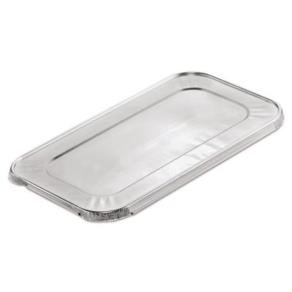 Steam Pan Foil Lids, Fits One-Third Size Pan, 0.5" Deep, 6.4 x 12.7, 200/Carton