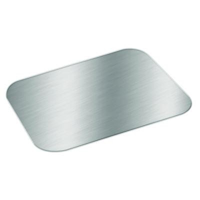 Foil Laminated Board Lid For Take Out Containers, 6.25 x 8.37, White/Silver, Paper, 500/Carton