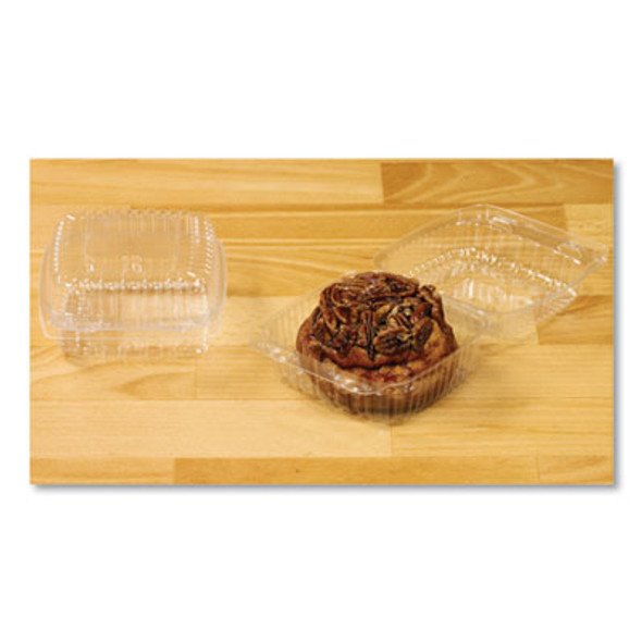 Handi-Lock Single Compartment Food Container, 16 Oz, 5.63 x 3.25, Clear, Plastic, 500/Carton