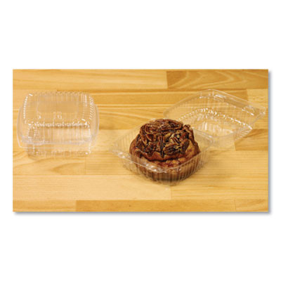Handi-Lock Single Compartment Food Container, 16 Oz, 5.63 x 3.25, Clear, Plastic, 500/Carton