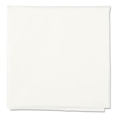 Octy-Round Plastic Tablecover, 82" Diameter, White, 12/Carton