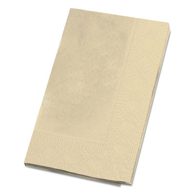 Dinner Napkins, 2-Ply, 15 x 17, Ecru, 1,000/Carton