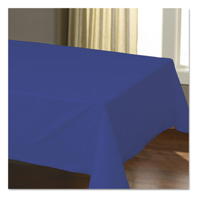 Cellutex Table Covers, Tissue/Polylined, 54" X 108", Navy Blue, 25/Carton