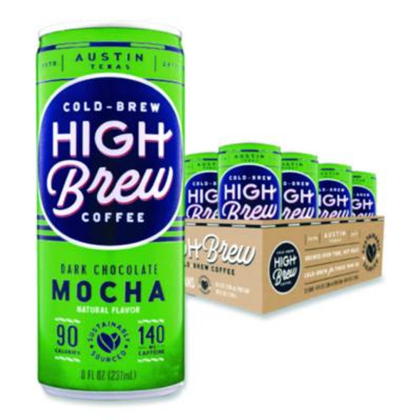 Cold Brew Coffee + Protein, Dark Chocolate Mocha, 8 Oz Can, 12/Pack