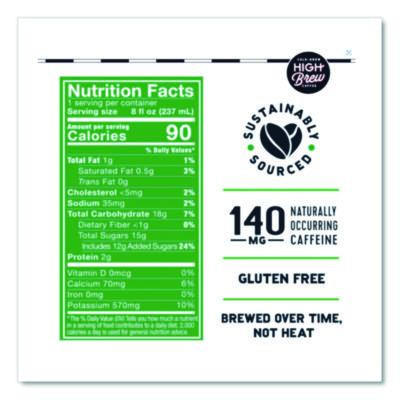 Cold Brew Coffee + Protein, Dark Chocolate Mocha, 8 Oz Can, 12/Pack