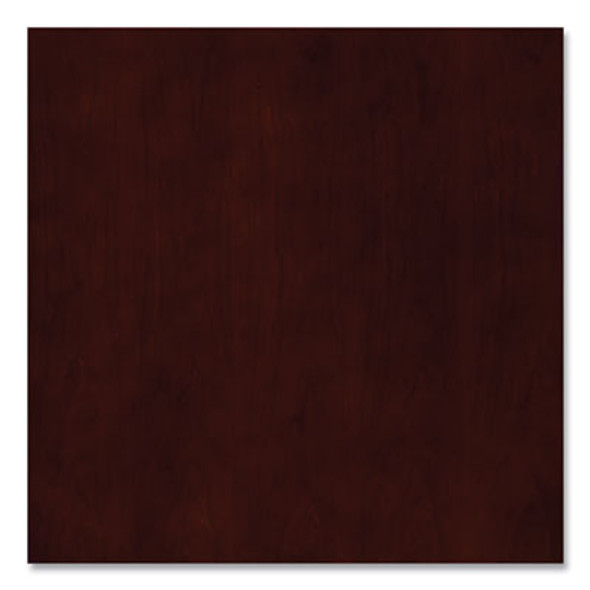 10500 Series Single Pedestal Desk, Right Pedestal: Box/Box/File, 66" x 30" x 29.5", Mahogany