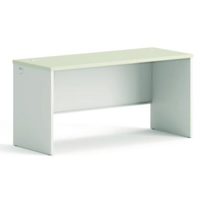 38000 Series Desk Shell, 60" X 24" X 30", Light Gray/Silver