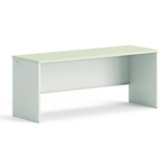 38000 Series Desk Shell, 72" X 24" X 30", Light Gray/Silver