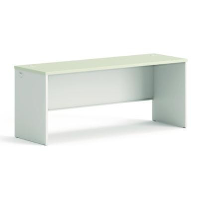 38000 Series Desk Shell, 72" X 24" X 30", Light Gray/Silver