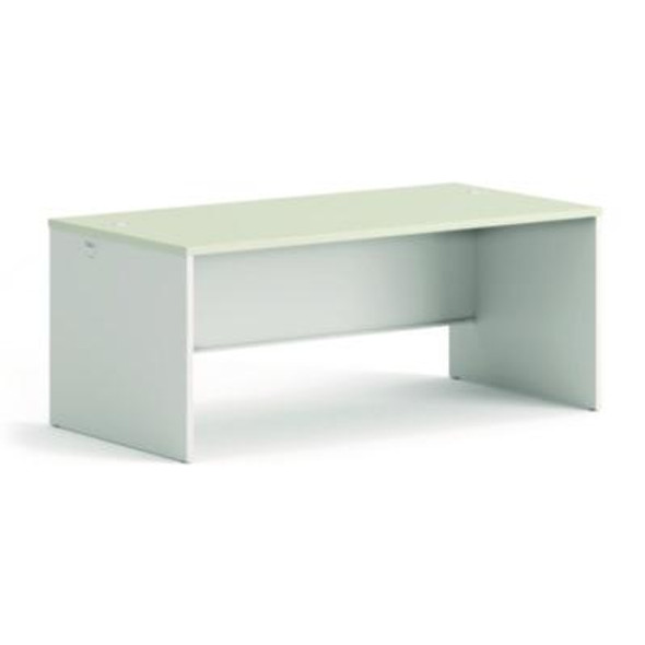 38000 Series Desk Shell, 72" X 36" X 30", Light Gray/Silver