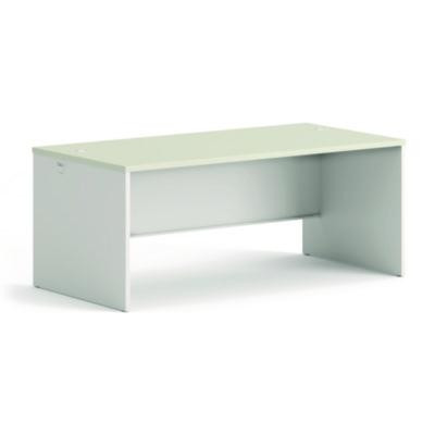 38000 Series Desk Shell, 72" X 36" X 30", Light Gray/Silver