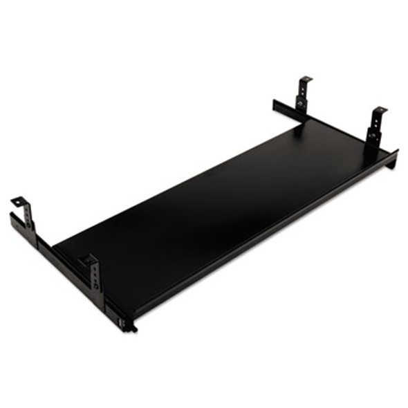 Oversized Keyboard Platform/Mouse Tray, 30w X 10d, Black