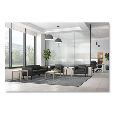 80000 Series Laminate Occasional Corner Table, 24d x 24w x 20h, Kingswood Walnut