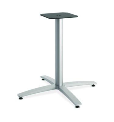 Between Seated-Height X-Base For 42" Table Tops, 32.68w x 29.57h, Silver