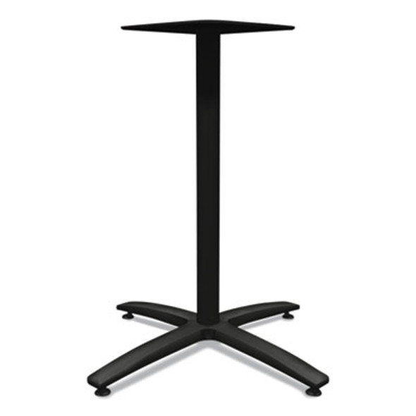 Between Seated-Height X-Base For 30" To 36" Table Tops, 26.18w x 29.57h, Black