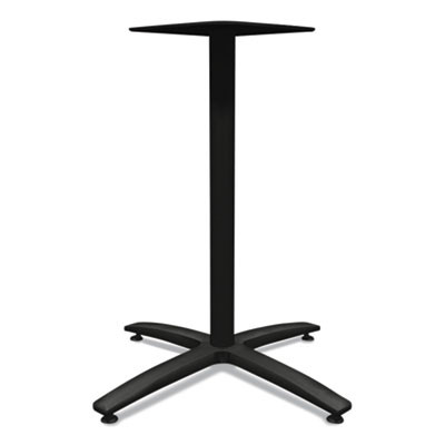Between Seated-Height X-Base For 30" To 36" Table Tops, 26.18w x 29.57h, Black