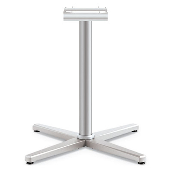 Arrange X-Leg Base For 42" To 48" Tops, 32w x 32d x 28h, Silver