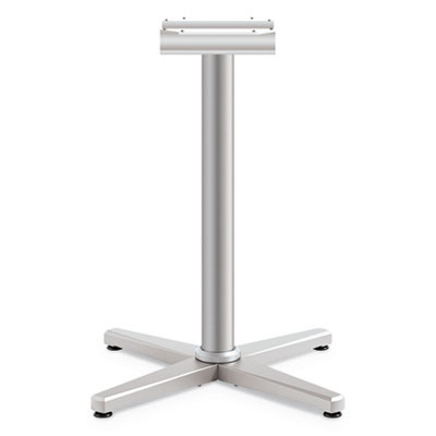 Arrange X-Leg Base For 30" To 36" Tops, 25.59w x 27.88h, Silver