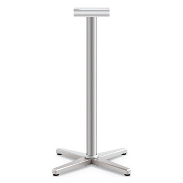 Arrange X-Leg Base For 30" To 36" Tops, 25.59w x 25.59d x 40h, Silver