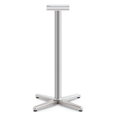 Arrange X-Leg Base For 30" To 36" Tops, 25.59w x 25.59d x 40h, Silver