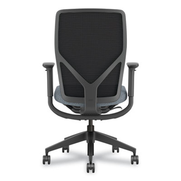 Flexion Mesh Back Task Chair, Supports Up To 300 Lb, 14.81" To 19.7" Seat Height, Black/Basalt