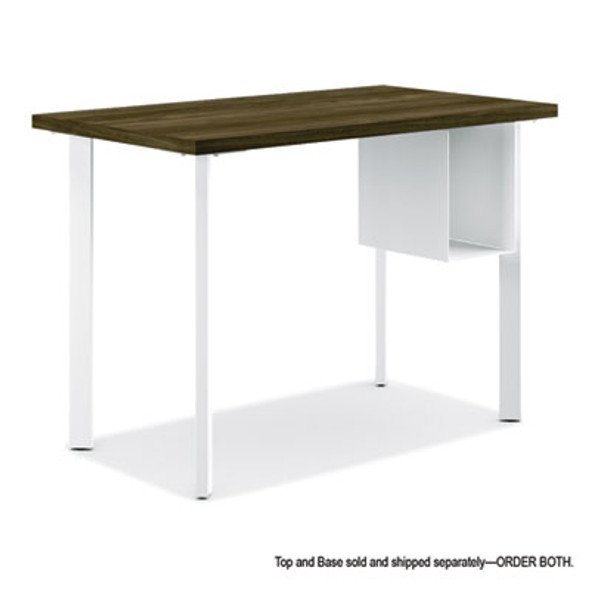 Coze Writing Desk Worksurface, Rectangular, 42" x 24", Florence Walnut