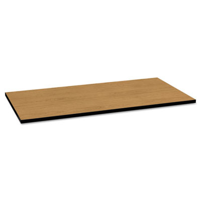 Huddle Multipurpose Rectangular Top, 60w X 30d, Harvest/Black