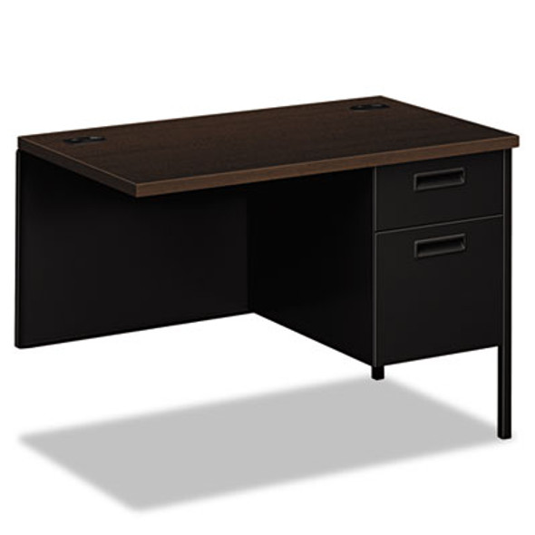 Metro Classic Series Workstation Return, Right, 42w x 24d x 29.5h, Mocha/Black