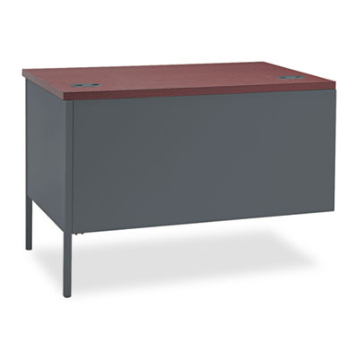 Metro Classic Series Workstation Return, Right, 42w x 24d x 29.5h, Mahogany/Charcoal