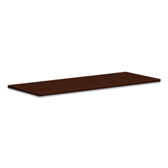 Mod Worksurface, Rectangular, 60w x 24d, Traditional Mahogany
