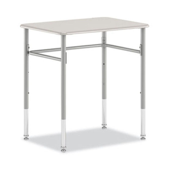 Smartlink Student Desk, Rectangle, 20" x 26" x 23" To 33", White, 2/Carton
