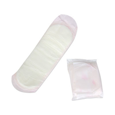 Generic Packaged Sanitary Pads, Regular Absorbency, 24/Pack, 24 Packs/Carton