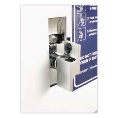 Dual Channel Vendor 25 Cent Coin Mechanism, Polycarbonate, 3.94 x 3.25 x 1.75, Silver