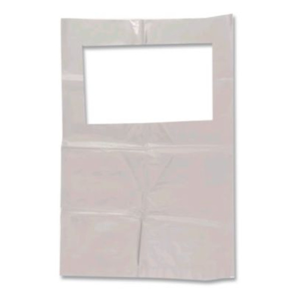 Scensibles Universal Receptable Liner Bags With 7.5" Wrap-Around Mounting Strap, 12.5" x 23", White, 500/Carton