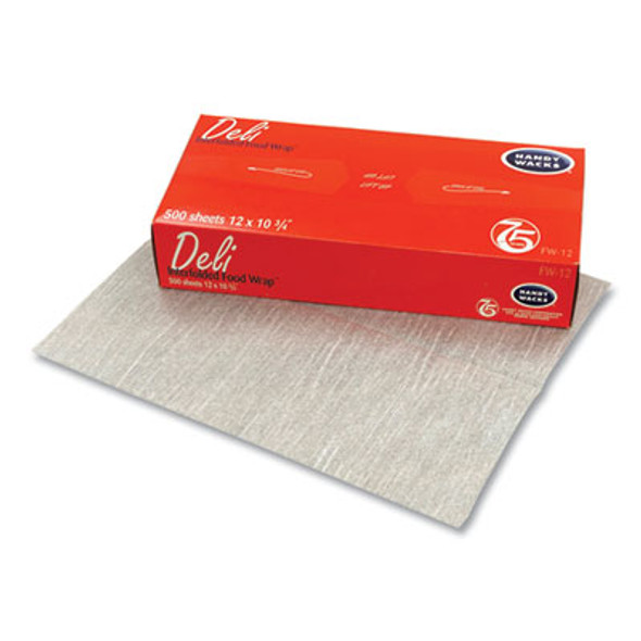 Interfolded Food Wrap Deli Sheets, 10.75 x 12, 12/Carton